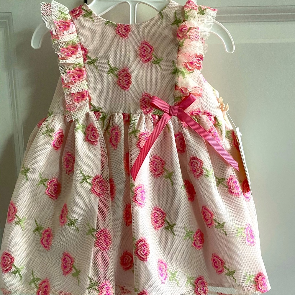 NEW Laura Ashley baby girl dress 6/9 months